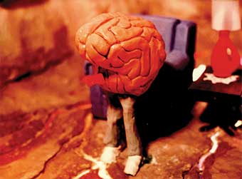 Pee-Wee's Playhouse Pee-Wee's brain sculpted by Timothy Young