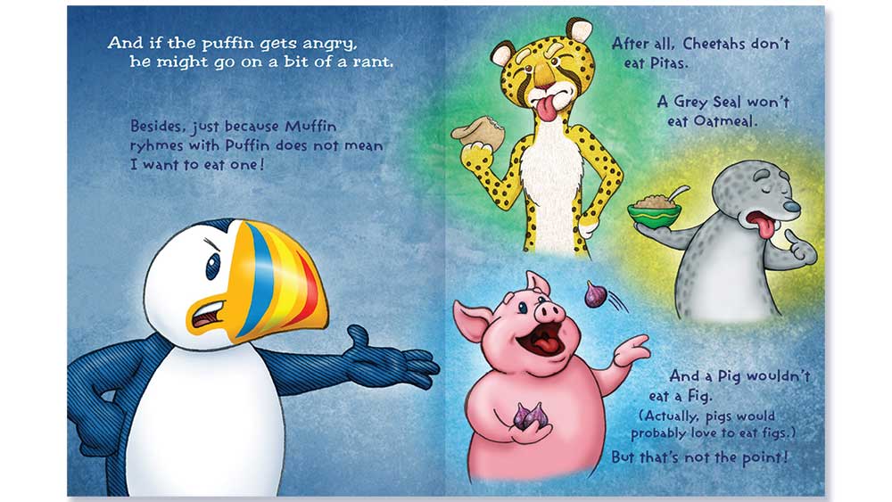 If You Give the Puffin a Muffin book spread 2