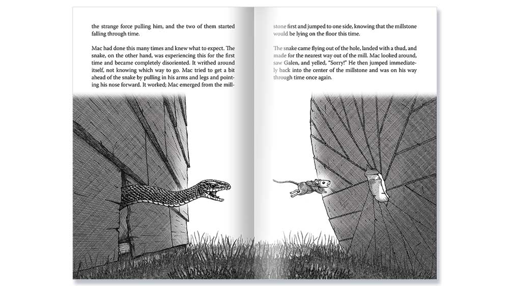 Mac and the Millstone of Time spread 4