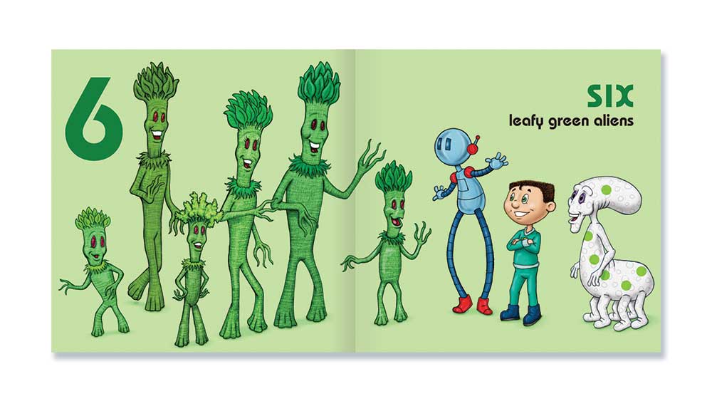 Space Aliens 1•2•3: spread 3