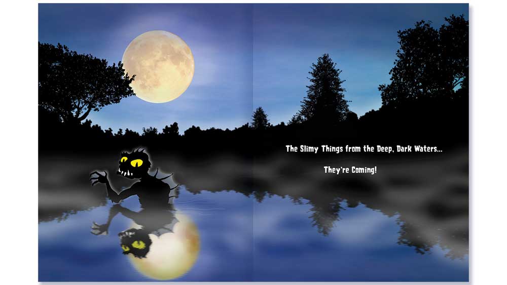 They're Coming! Book spread1