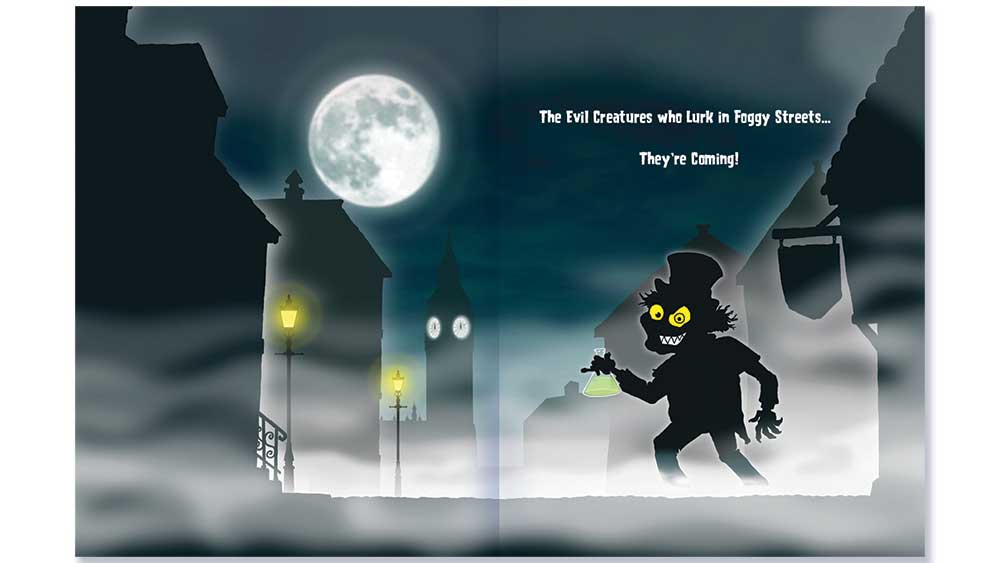 They're Coming! Book spread3